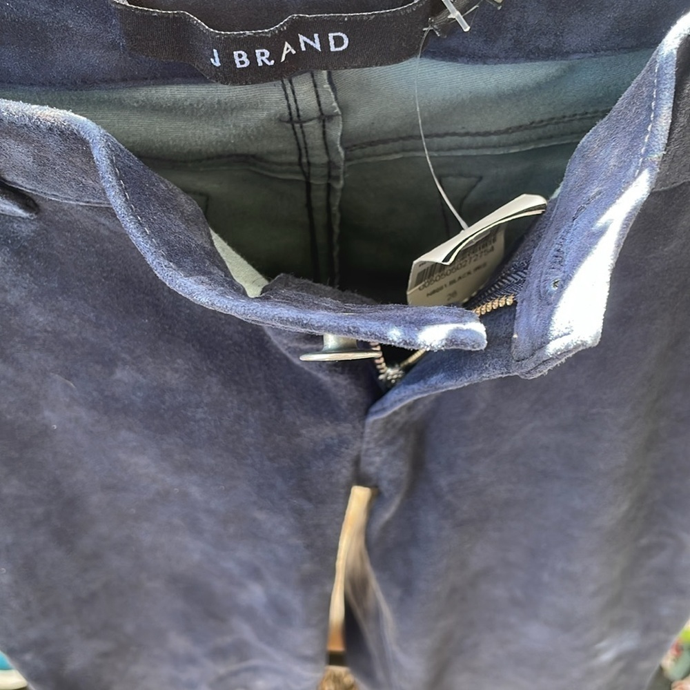 J Brand Leather Skinny Pants #6 - Picture 5 of 11